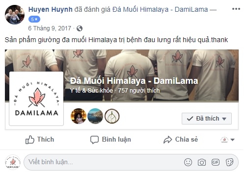 Hình ảnh Review Của Khách Hàng Về Các Sản Phẩm Từ Đá Muối Himalaya chính hãng tốt giá rẻ nhất tại DamiLama